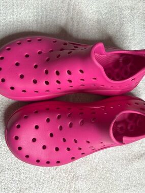 Women Waterproof Slip-On Clog - Hot Pink